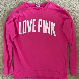 PINK: Love Pink Sweater
